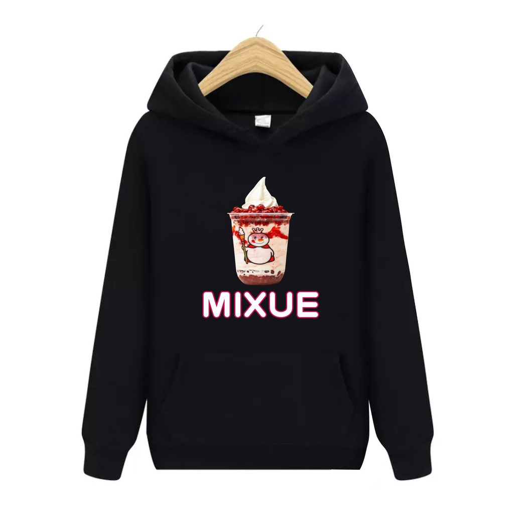 FenishaStore MIXUE ICE CREAM Viral Sweater Hoodie Anak-Anak Usia 4-13+Tahun  bisa Bayar Ditempat COD