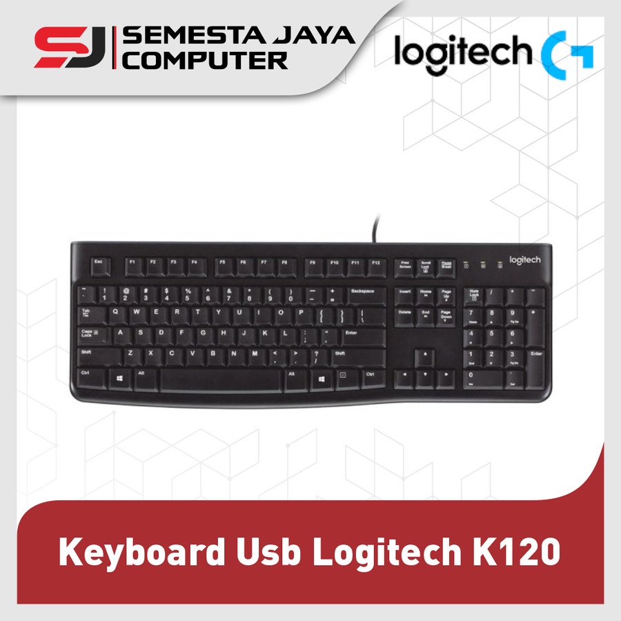 Keyboard Usb Logitech K120 Original