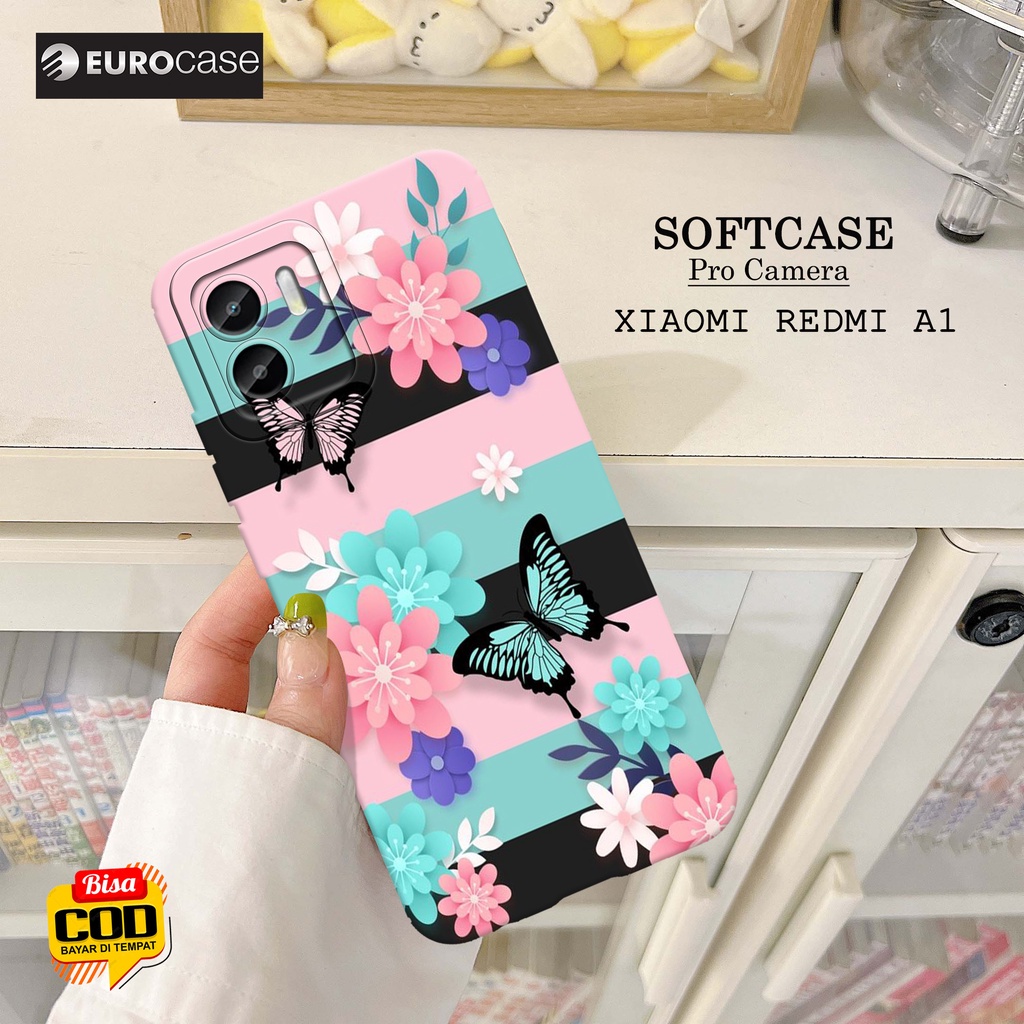 Case Hp Xiaomi Redmi A1 2022 Terbaru - Fashion Case BUNGA - Casing Xiaomi Redmi A1 Terbaru - Kesing 