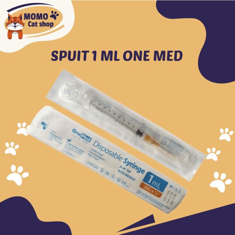 One Med Spuit 1 dan 3ml  - Disposable Syringe