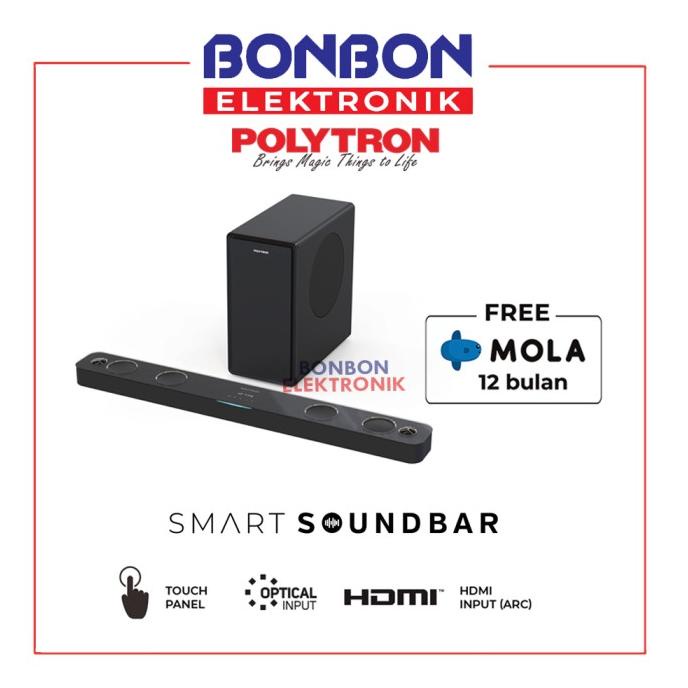 Polytron Smart Speaker Soundbar PHT 250 Bluetooth PHT 250/SB