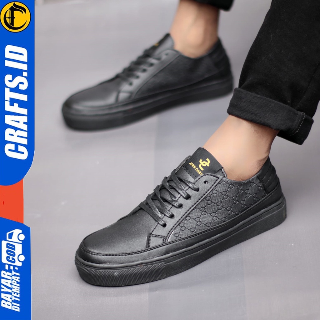 Sepatu Casual Pria Sepatu Sneakers Hitam Kerja Crafts Coyote