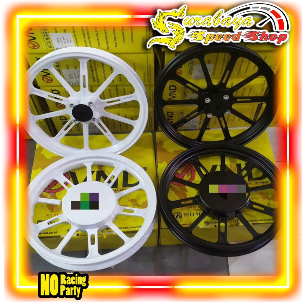 VND Racing Velg Tipe V Mode Beat Vario 110 Scoopy Mio Karbu Scoopy Old Spacy Genio Ukuran 185 215 Ri