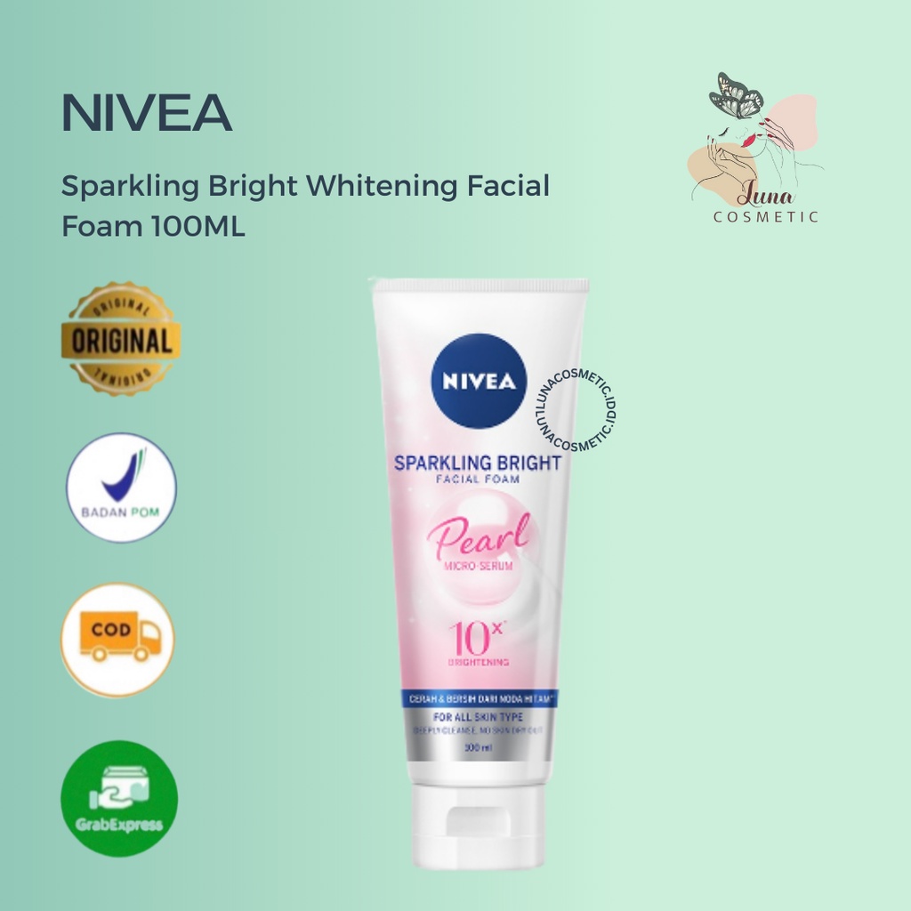 NIVEA Sparkling Bright Facial Foam - 100mL 50mL