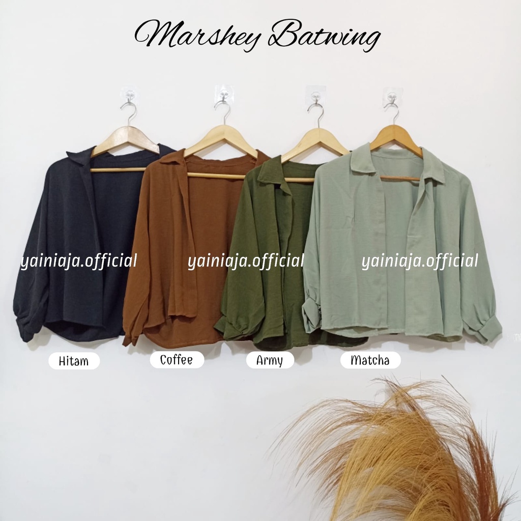 Marshey Batwing Oversize Outer Crinkle