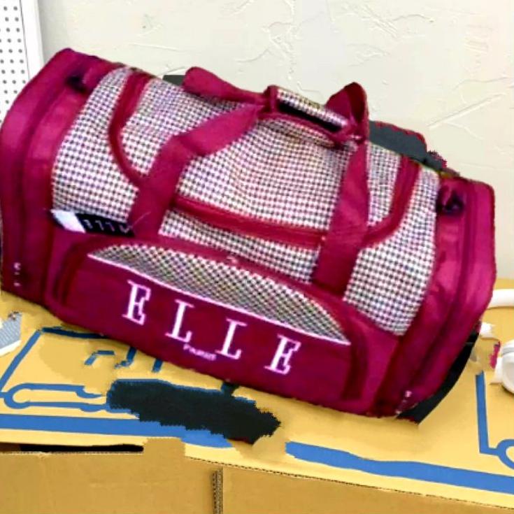 Termurah Tas Pakaian Pria Wanita Murah Travel bag Elle Tas pakaian buat Tas Olahraga Koper Nilon Tah