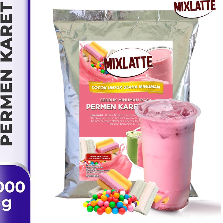 

Viral✅ Terlaku.../ Powder Drink Bubuk Minuman Rasa PERMEN KARET VIRAL MIXLATTE 1Kg