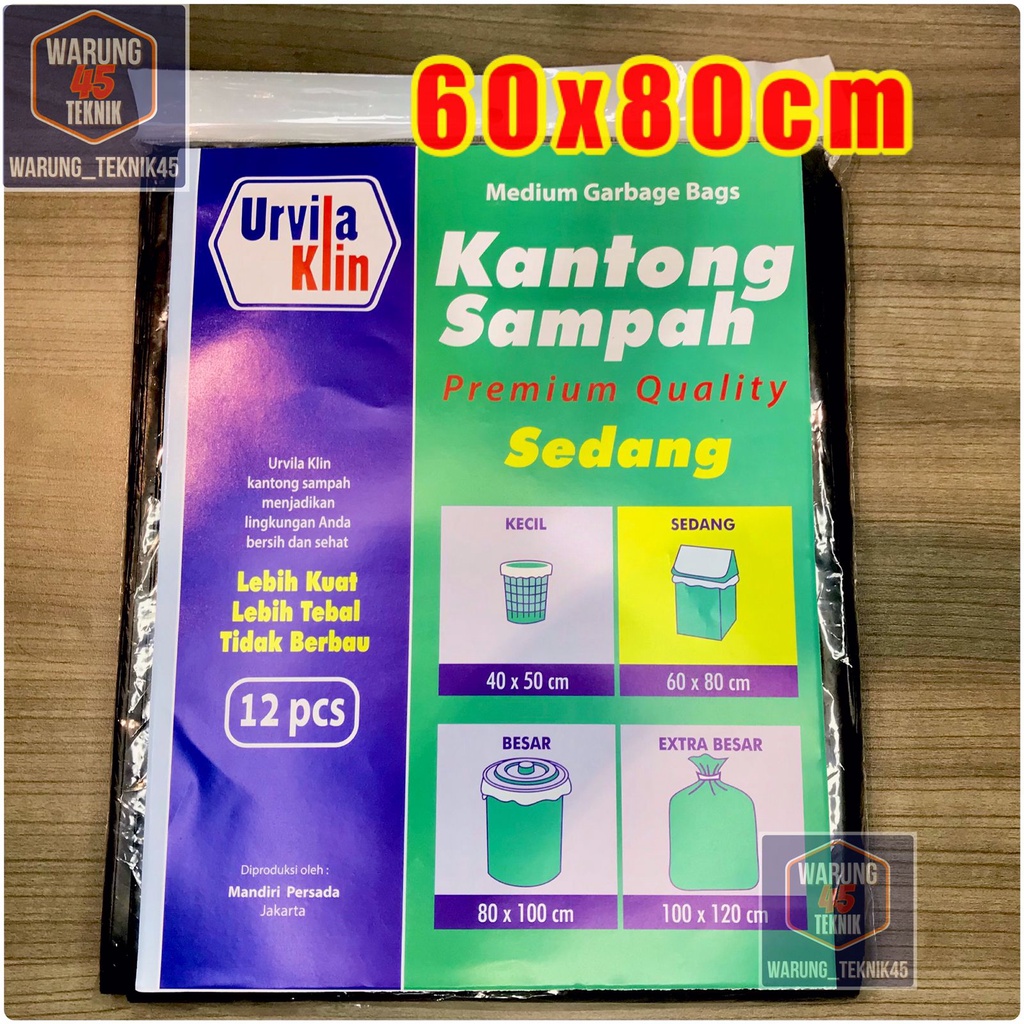 Kantong Plastik Sampah Premium Quality Urvila Klin