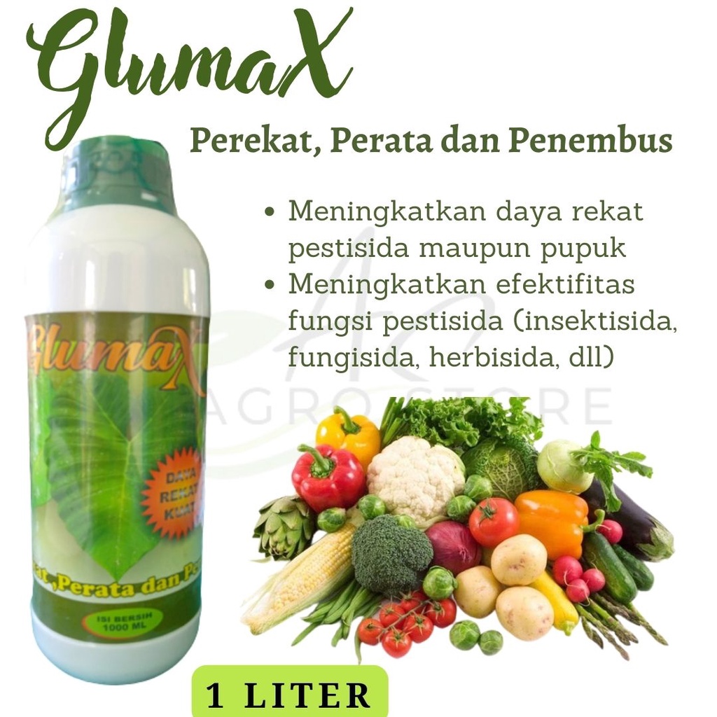 Perekat GLUMAX Ampuh Meratakan Pestisida Tidak Luntur, Perekat Pupuk Pestisida