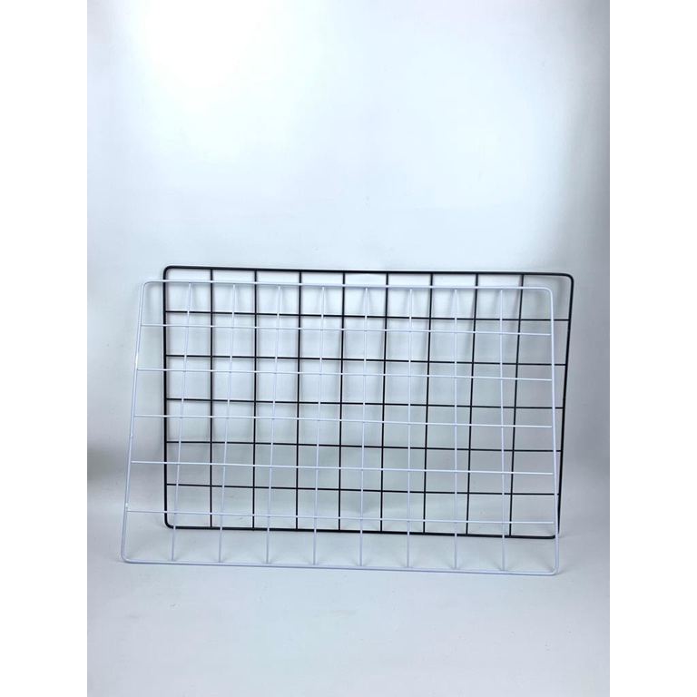 HIJANG BESI 52x35 CM HIASAN DINDING GRADE A WIRE GRID KERANJANG BAHAN BESI TEBAL RAK GANTUNG DEKORASI HARGA MURAH BARANG BERKUALITAS PROMO DISKON TERLARIS