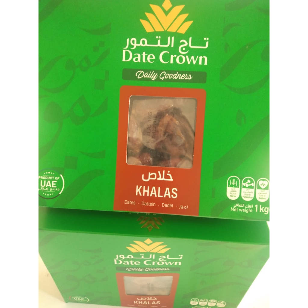 

Kurma Datecrown Khalas Bukaan samping