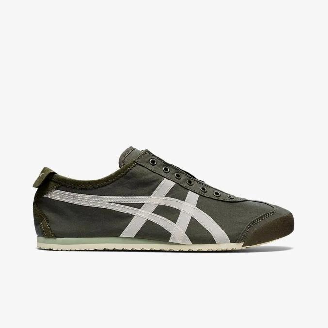 ONITSUKA TIGER Mexico 66 Slip-On Original Sneakers Pria - Mantle Green