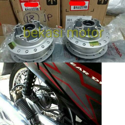 Ori Tromol Belakang Supra X 125 Dd Double Disk Brake Rear Original