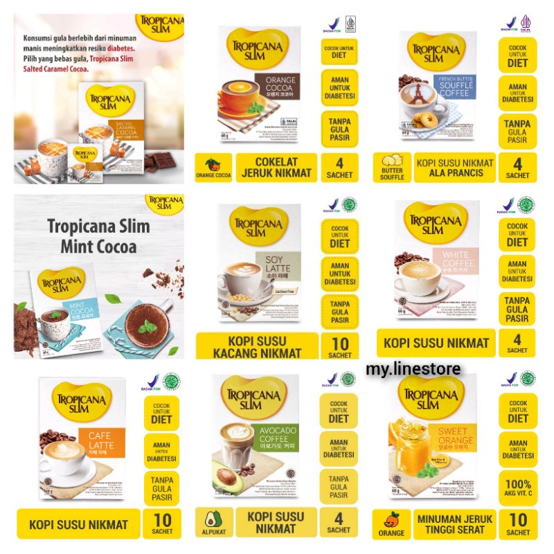 

Tropicana Slim Coffee Tropicana Slim White Cafe Mint Cocoa Avocado Tropicana Slim Soy Latte