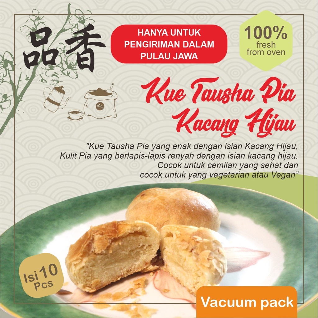 

PHING SIANG KUE TAUSHA PIA KHAS MEDAN isi 10pcs/pack vacuum packing