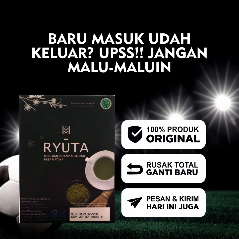 Obat Kuat Pria Tahan Lama Sex RYUTA Minuman Teh Penambah Stamina Pria Dewasa Obat Kuat Herbal Ampuh 