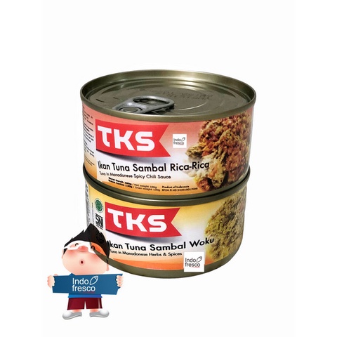 

TKS Ikan Tuna Sambal Kaleng- Tuna In Manadonese Canned 180 g