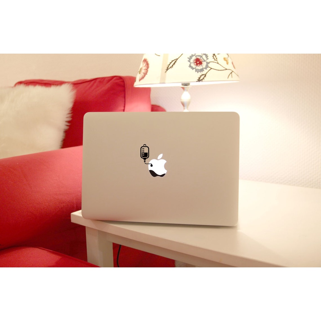 Stiker Apple Blood Donor - Donor Darah - Laptop Decal Macbook Sticker
