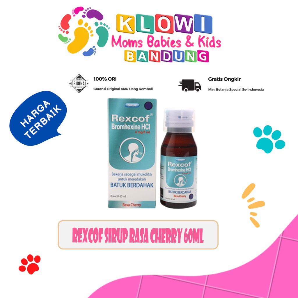 

REXCOF SIRUP RASA CHERRY 60ML / ED 25 DES 2023