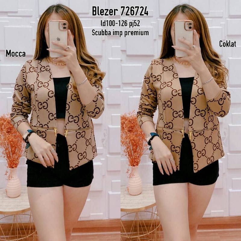 Blazer Wanita Casual Blazer Kantor Blazer Kerja Wanita