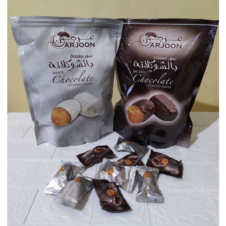 

Arjoon Coklat Kurma Asli/Coklat isi Kurma Saudi per 1 Pcs