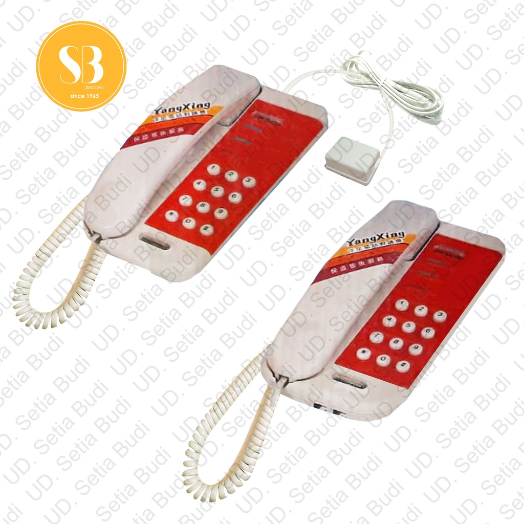 Telepon Interkom 2 Arah Isi 2 Yang Xing YX-338A Baru dan Murah