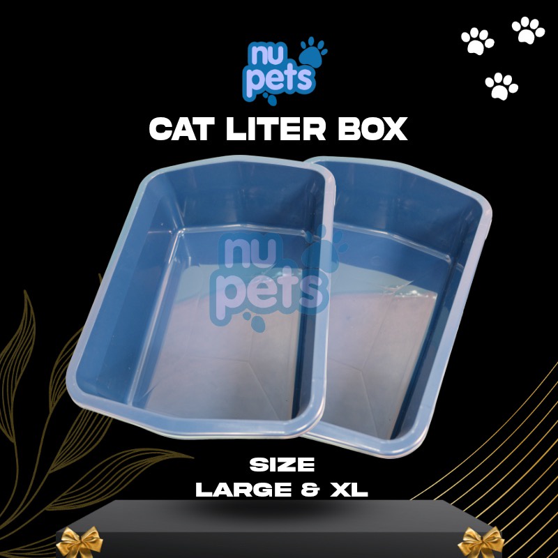 Baskom Bak Pasir Pup Kucing / Cat Litter Box / Tempat Kotoran Hewan JUMBO