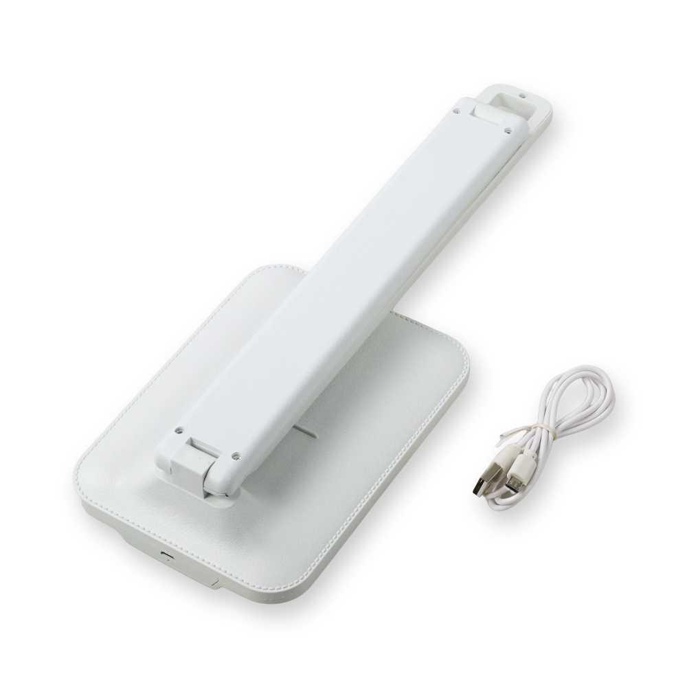 Lampu Meja Belajar LED Eye Protection Plug USB 3 Color 8W - SL3 - White