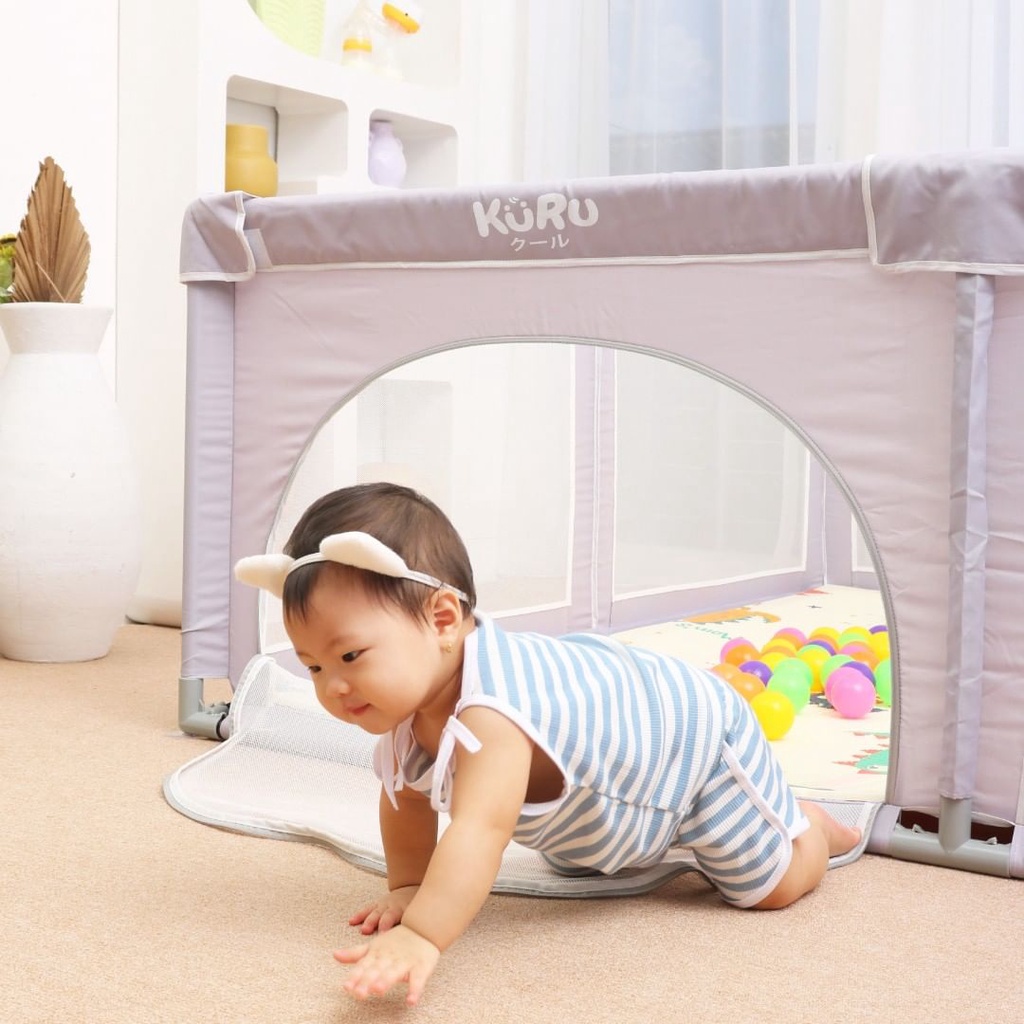 KURU PP901 Baby Playpen Playmat Tempat Bermain Anak | Pagar Main Anak