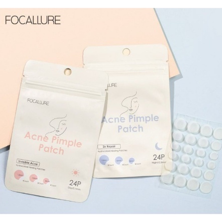 FOCALLURE Acne Pimple Patch Day &amp; Night / Stiker Jerawat