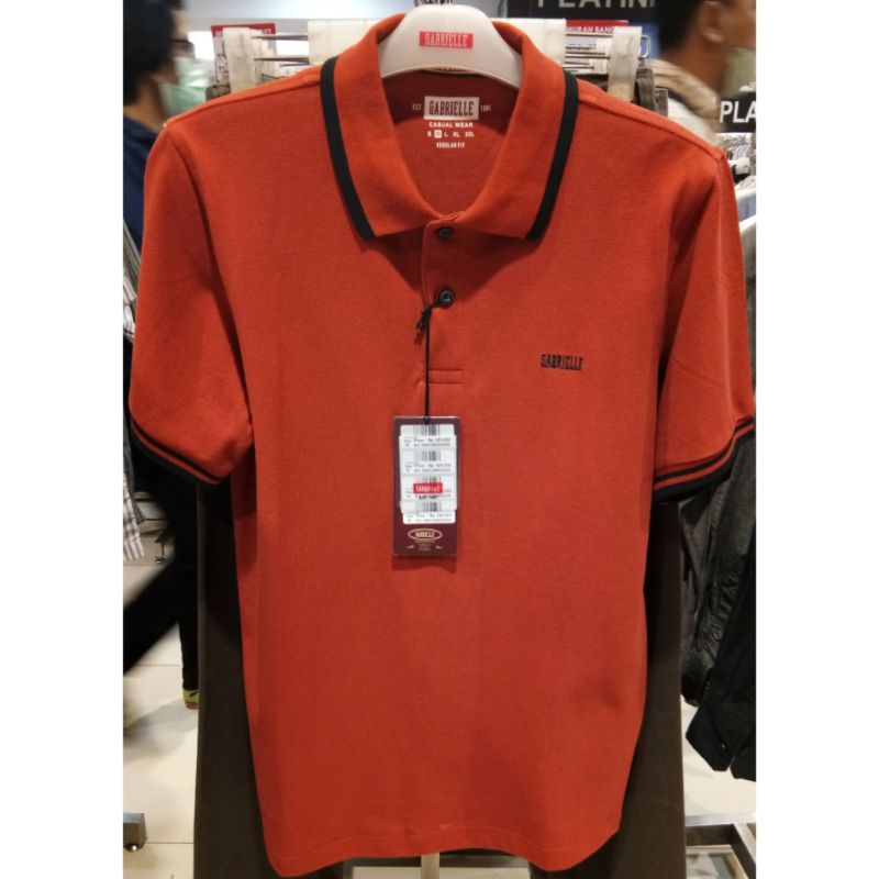 Gabrielle casual original mens polo shirt BAFC240I0223M Kaos kerah pria lengan pendek regular fit