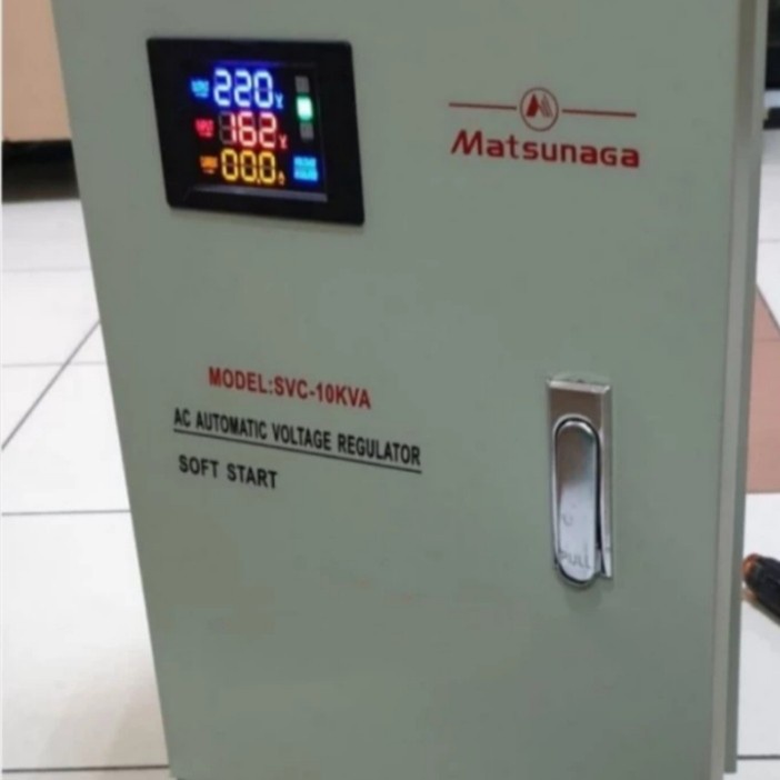 Stabilizer MATSUNAGA Stavol 10000watt New Digital 10000Va Khusus GOJEK