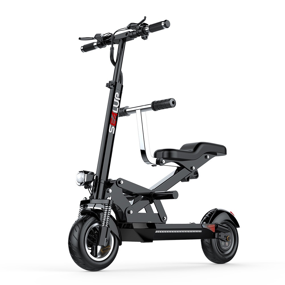SCOOTER SEALUP Q13 48v 1000w 10" Elektrik Skuter Listrik Otoped 2 Tempat Duduk up to 50km/hr Double 