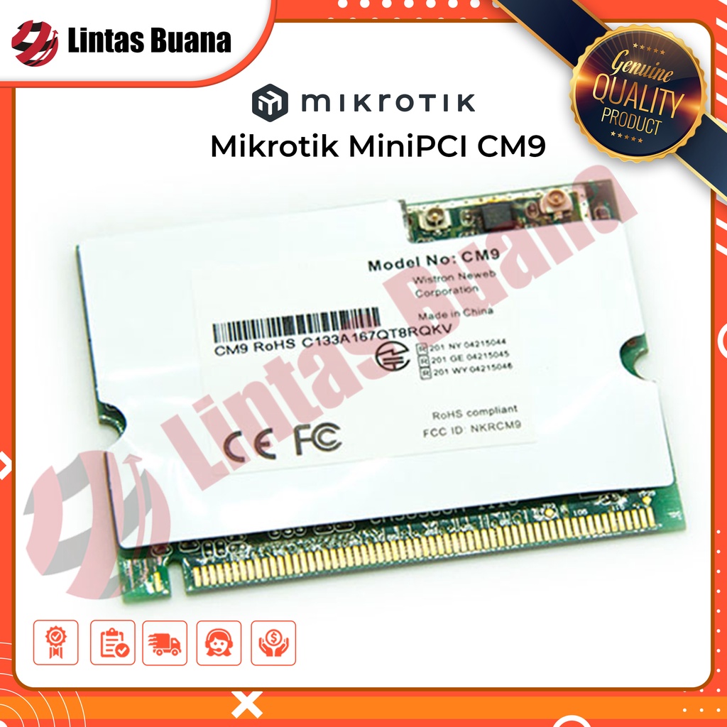 Mikrotik MiniPCI CM9 WIRELESS RADIO / Radio CM-9 Mini PCI