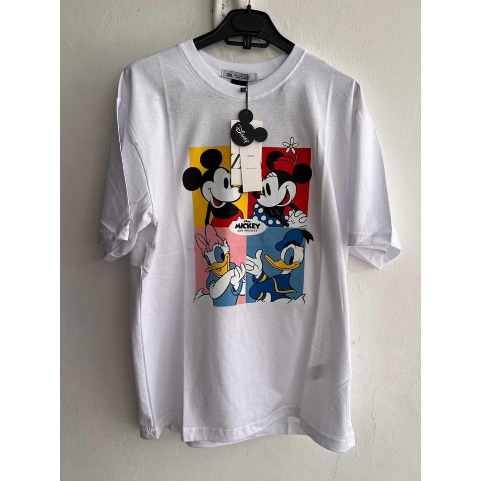 ZARA X DISNEY (DISNEP) MICKEY MOUSE white T-Shirt