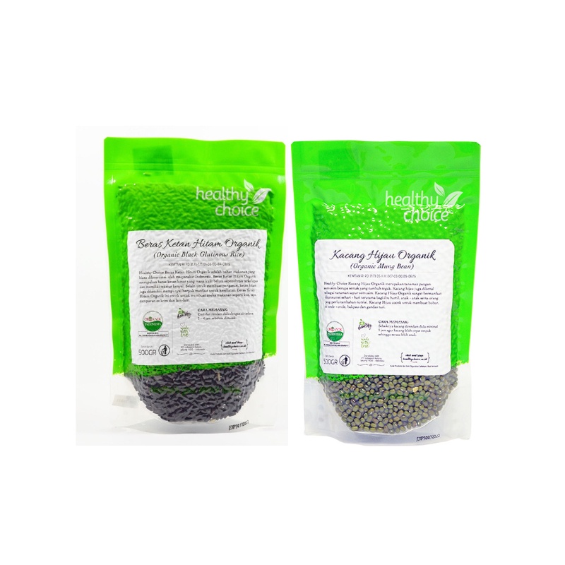 

Bundling Healthy Choice Kacang Hijau 500gr & Ketan Hitam 500gr