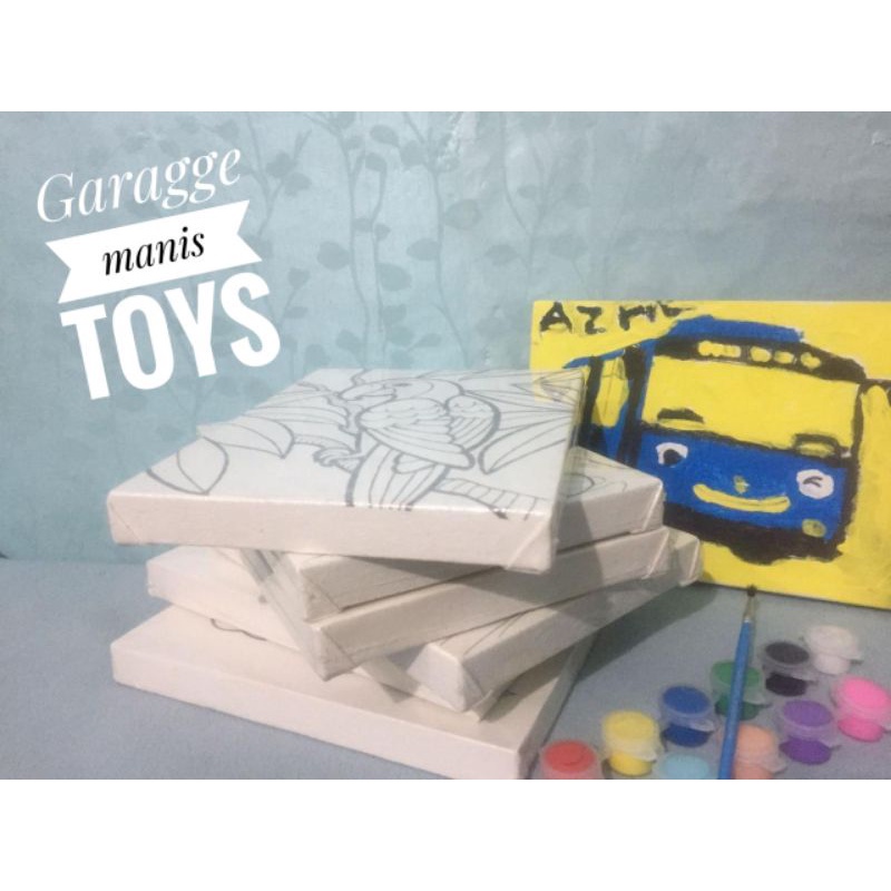 

melukis sketsa kanfas