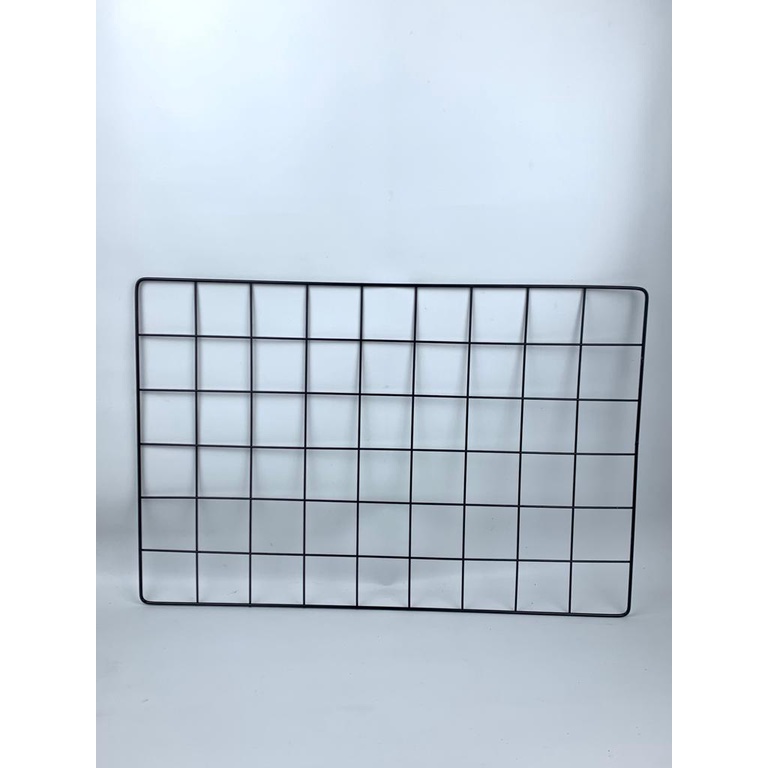 HIJANG BESI 52x35 CM HIASAN DINDING GRADE A WIRE GRID KERANJANG BAHAN BESI TEBAL RAK GANTUNG DEKORASI HARGA MURAH BARANG BERKUALITAS PROMO DISKON TERLARIS