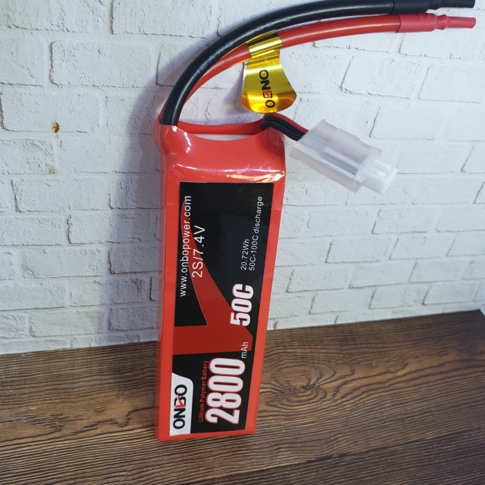 Lipo Battery 2s 7.4v 2800mah 50-100c Onbo Power ( lavar stores id )