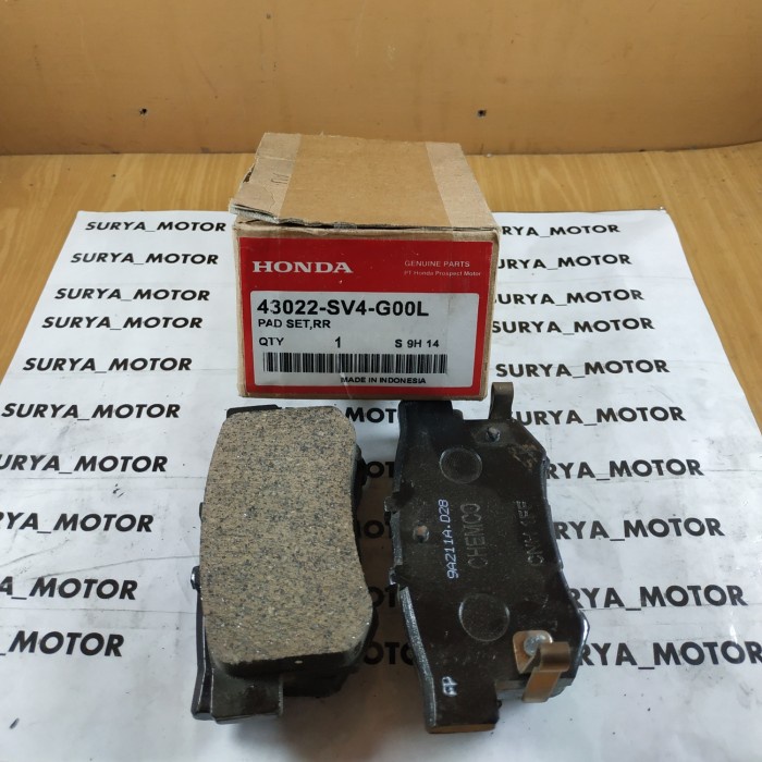 Kampas Rem Belakang Honda Cielo Orisinil Honda (43022-Sv4-G00L) Sae