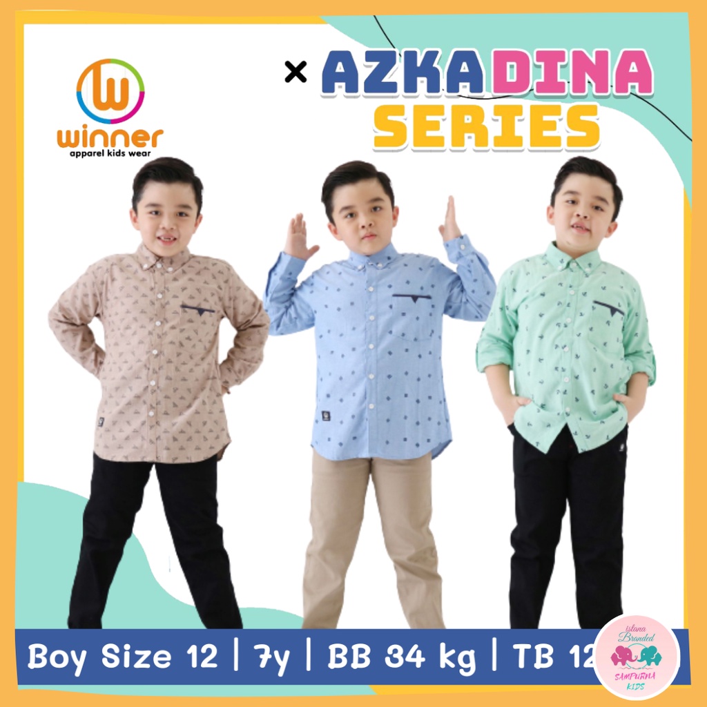 SETELAN KEMJA ANAK LAKI-LAKI FULLPRINT AZKADINA WINNER SERIES