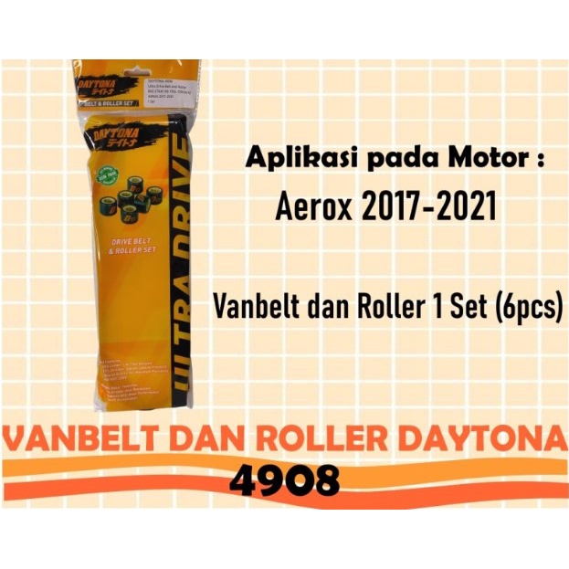 VANBELT ASSY AEROX LEXI MERK DAYTONA RACING ORIGINAL B65 4908
