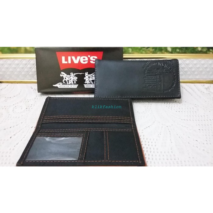 Dompet Panjang Pria Hitam 1 Q4F6 Dompet Premium Simple Keren Fashion elegant BISA COD Distro New Sty