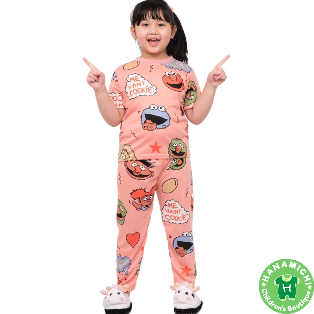 Hanamichi JUDE.CP Setelan Baju Tidur Anak Lengan Pendek