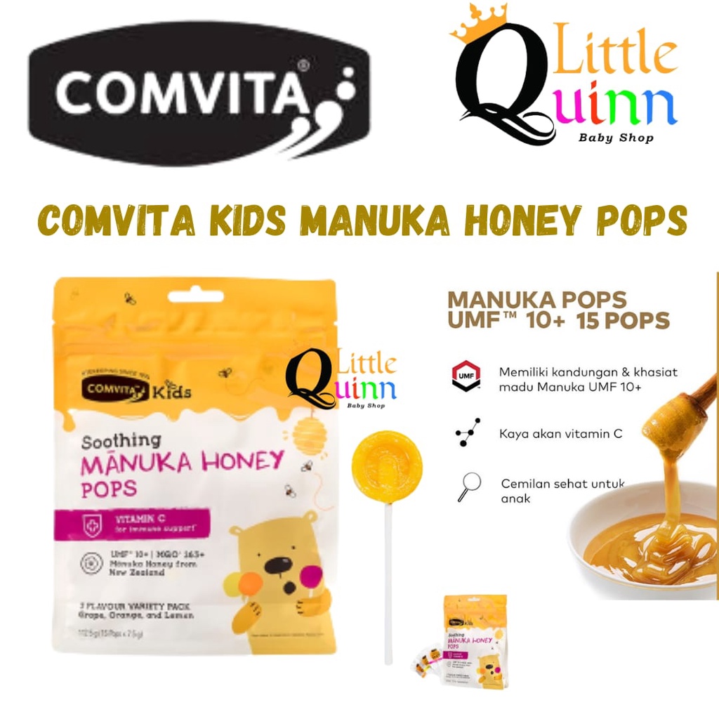 

Comvita Kids Soothing pops UMF10+ / Comvita permen madu anak