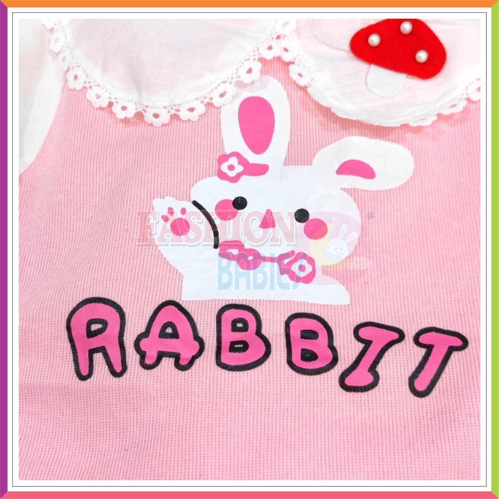 QQ SETELAN CELANA JEANS IMPORT | ATASAN + CELANA 1-5 TAHUN MOTIF RABBIT MUSHROOM ❤ Fashionbabies ❤