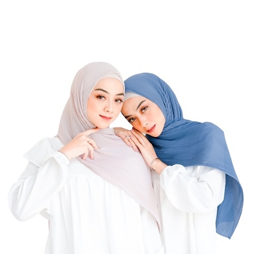 Jilbab Pashmina Plisket Polos Sr215