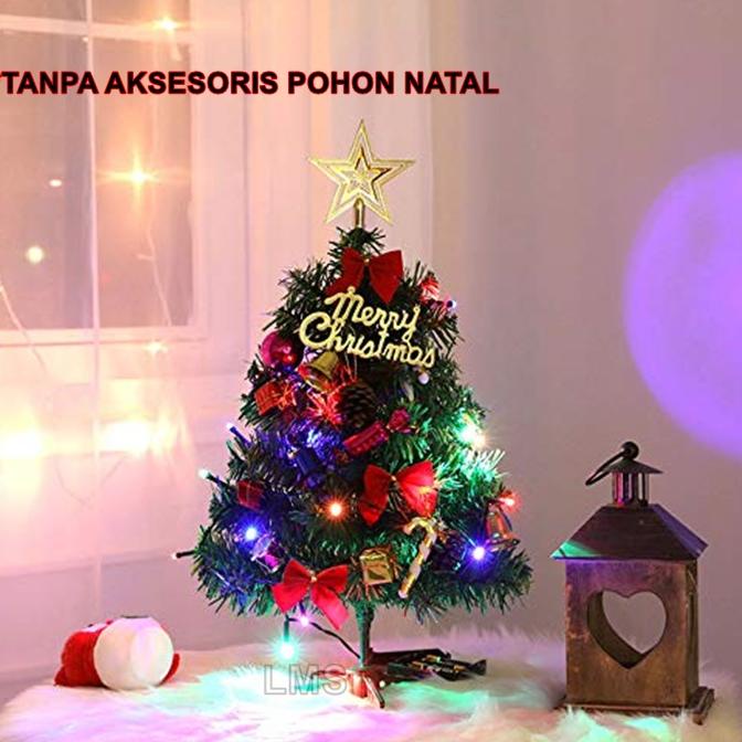 SPECIAL PRICE Pohon Natal Mini Murah / Pohon Natal Kecil Untuk Hias Meja Kantor Rumah Bahan PVC prem