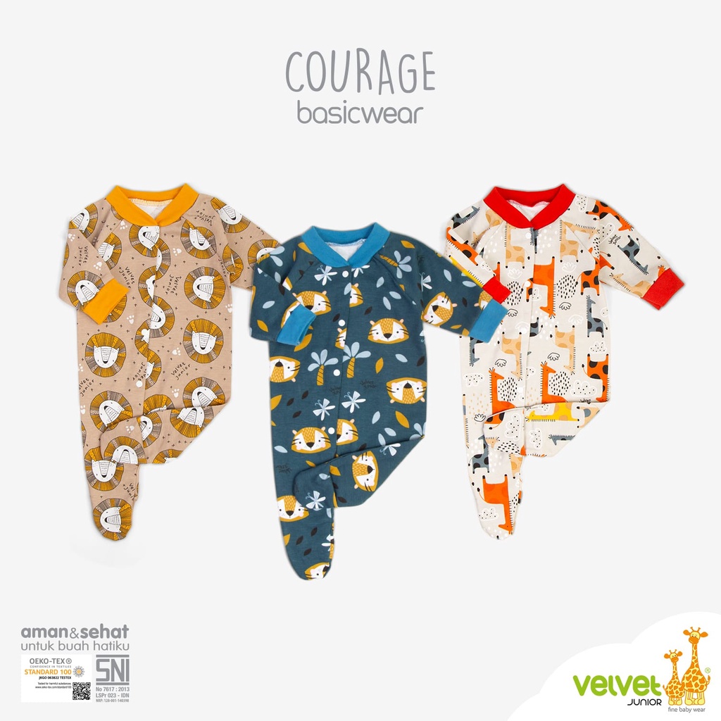 Velvet Junior Jumper Panjang 3set