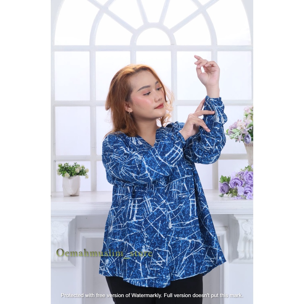 BLOUSE WANITA MOTIF BY OEMAH MUSLIM